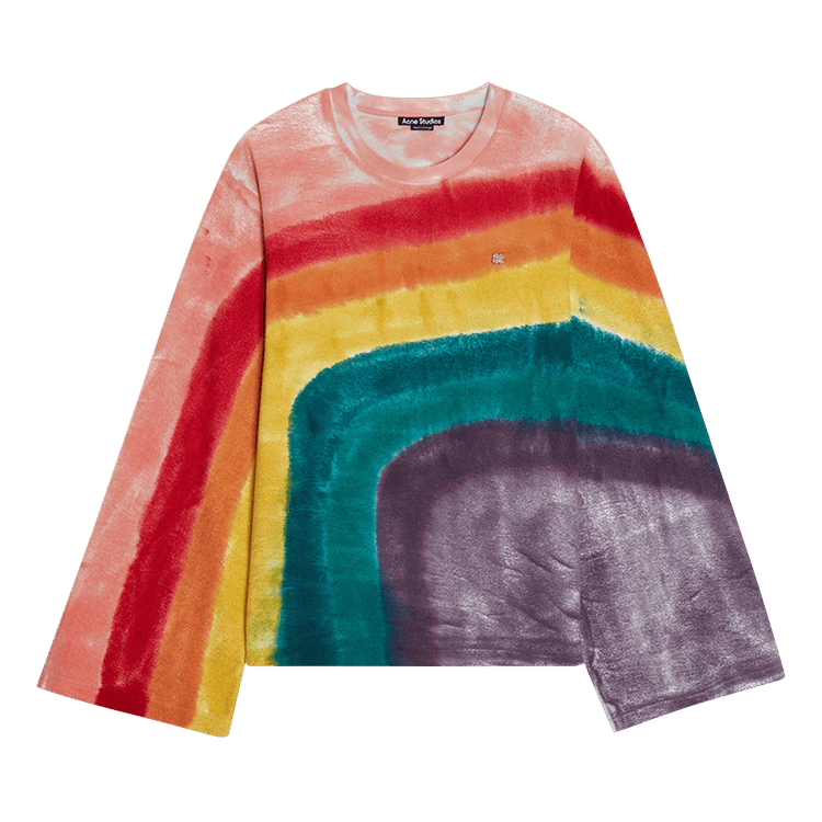 Acne Studios Face Long-Sleeve Tee 'Pastel Pink'