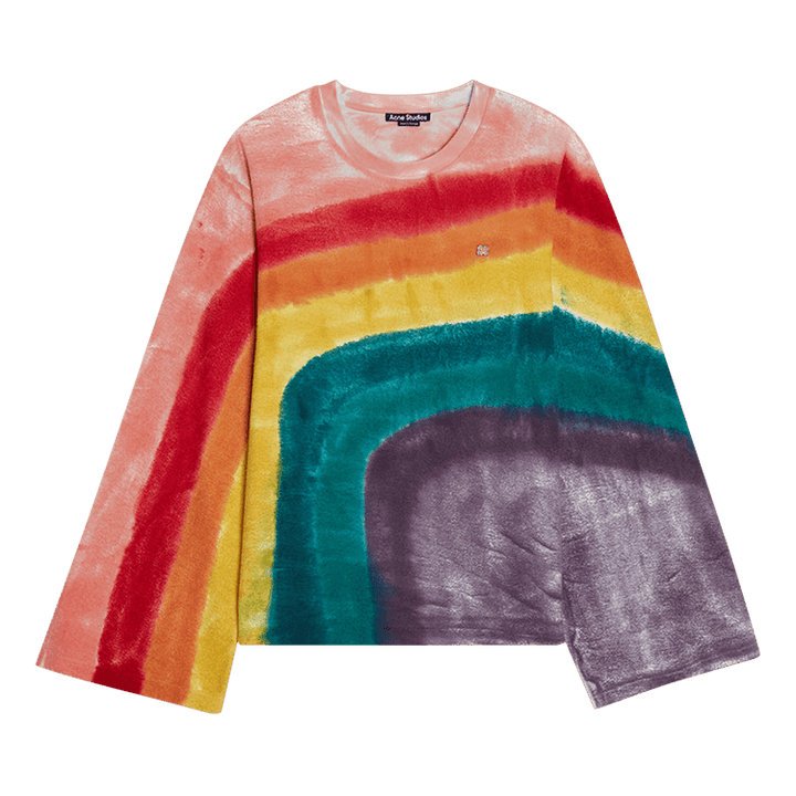 Acne Studios Face Long-Sleeve Tee 'Pastel Pink'