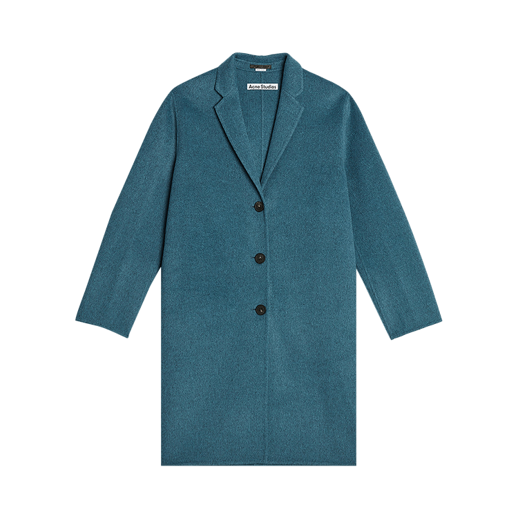 Acne Studios Single Breasted Coat 'Aqua Blue'