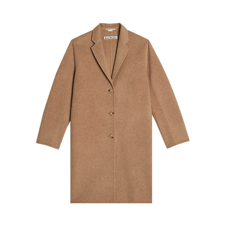 Acne Studios Single Breasted Coat 'Camel Melange'