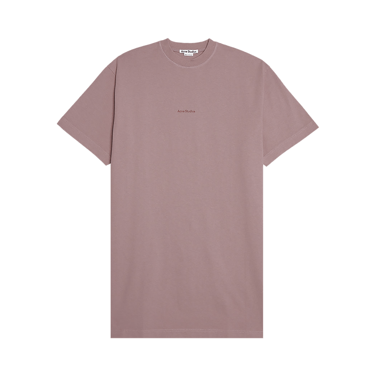 Acne Studios Logo T-Shirt Dress 'Mauve Pink'