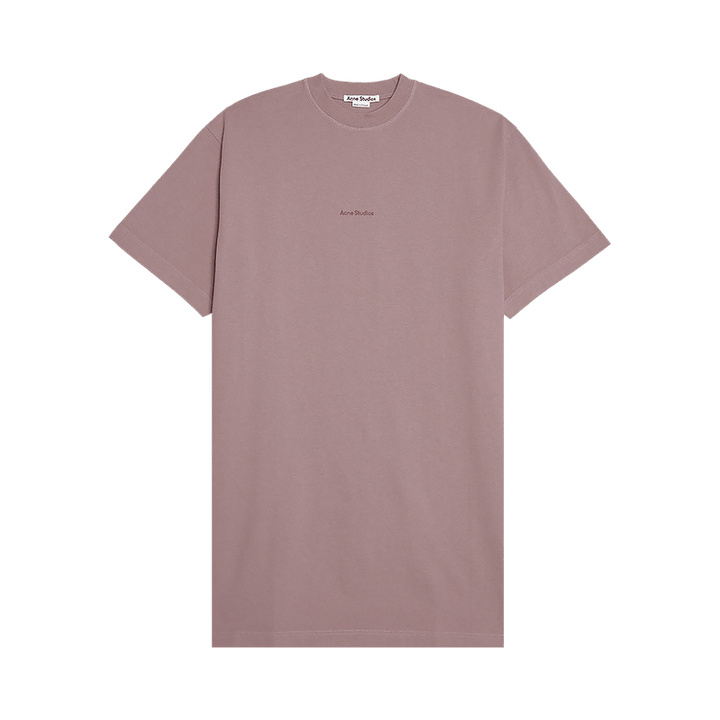 Acne Studios Logo T-Shirt Dress 'Mauve Pink'