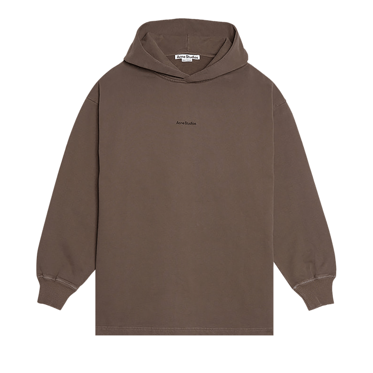 Acne Studios Logo Hooded Sweatshirt 'Stone Grey'