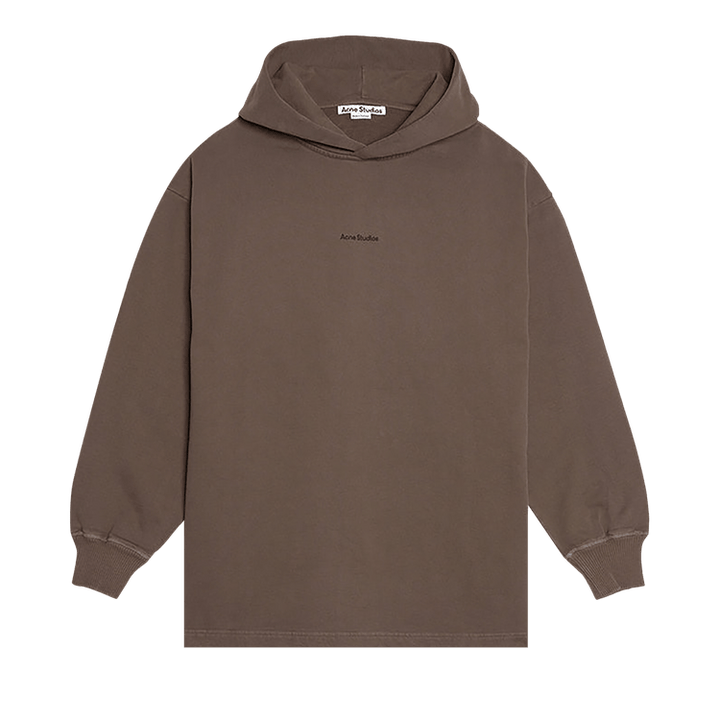 Acne Studios Logo Hooded Sweatshirt 'Stone Grey'