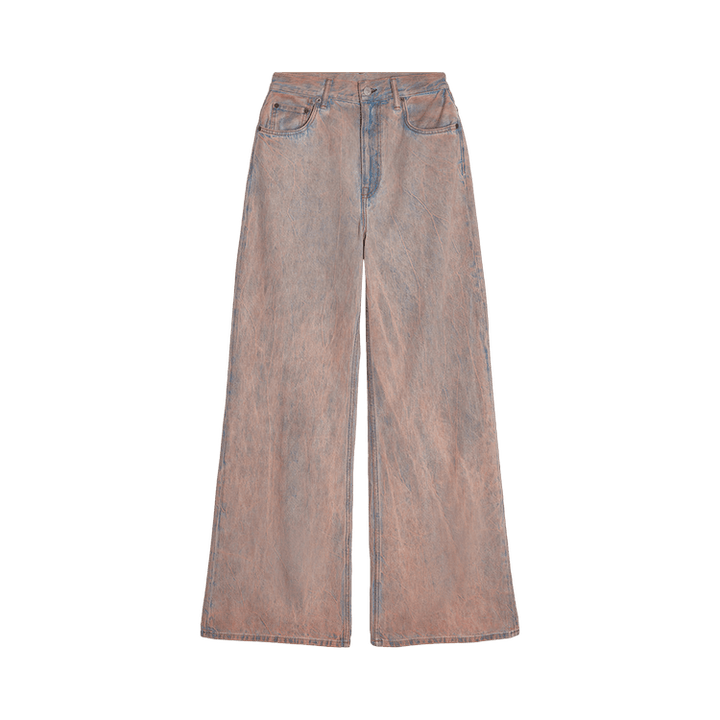 Acne Studios Pink Tap Loose Fit Denim Pants 'Light Blue/Pink'
