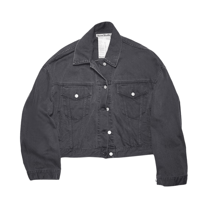 Acne Studios Loose Fit Denim Jacket 'Dark Grey'
