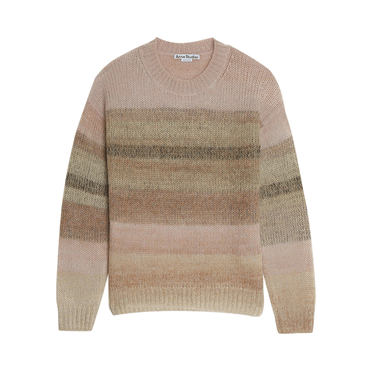 Acne Studios Crewneck Jumper 'Warm Beige/Multicolor'