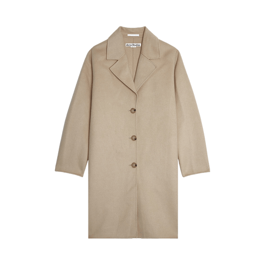 Acne Studios Single-Breasted Coat 'Cold Beige'