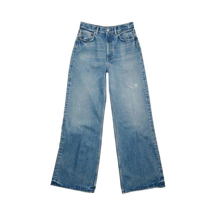 Acne Studios Relaxed Fit Jeans 'Mid Blue'