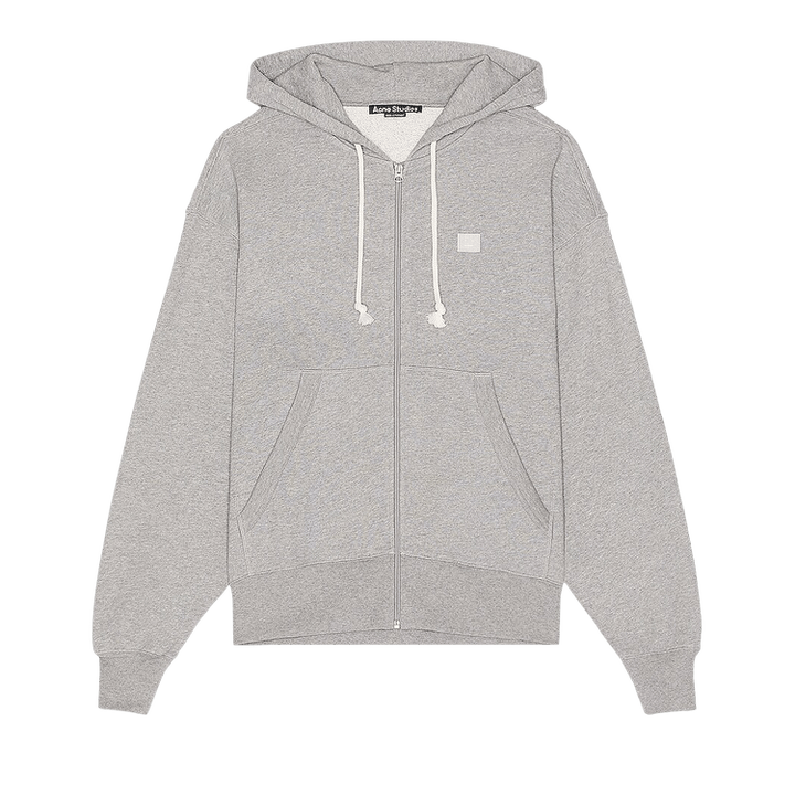 Acne Studios Zip Hoodie 'Light Grey Melange'