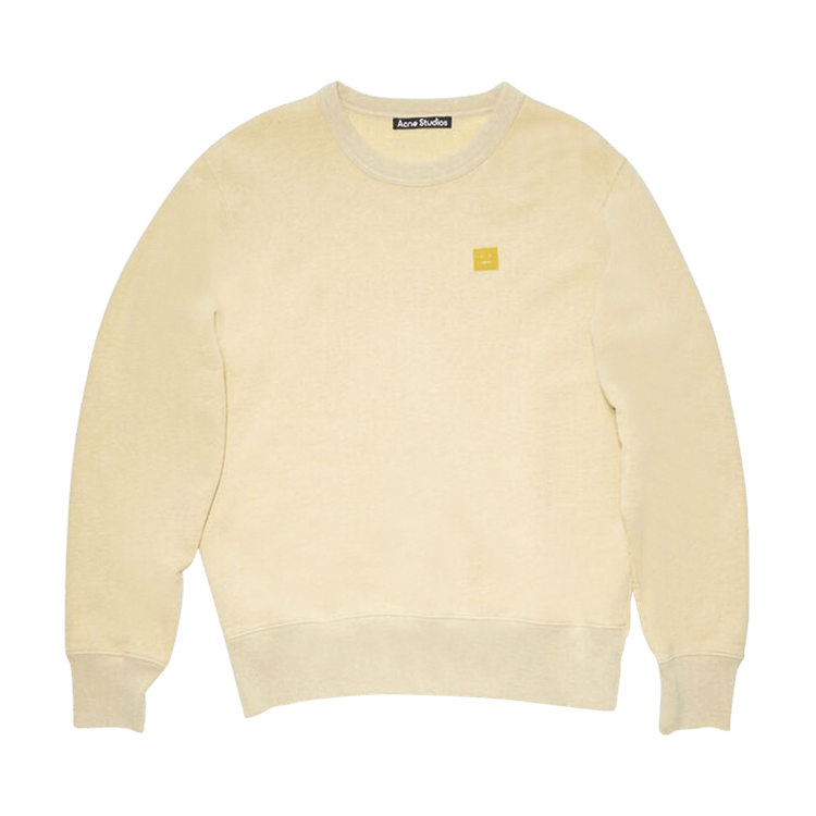 Acne Studios Crewneck Sweatshirt 'Pale Yellow Melange'