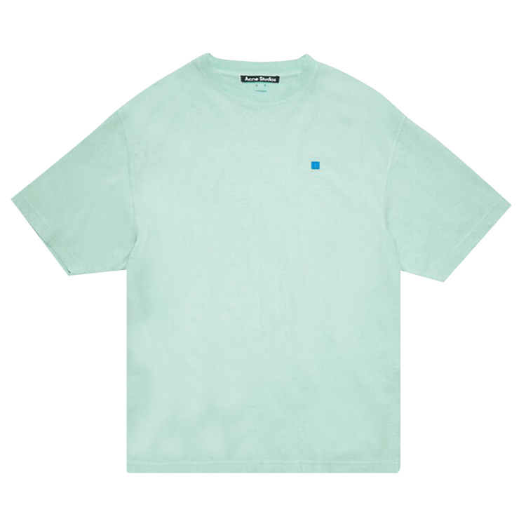 Acne Studios Face Logo Patch Crewneck T-Shirt 'Sea Foam Green'
