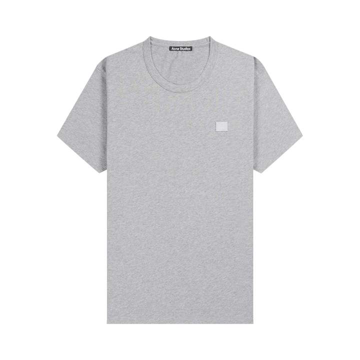 Acne Studios Face Logo T-Shirt 'Light Grey Melange'