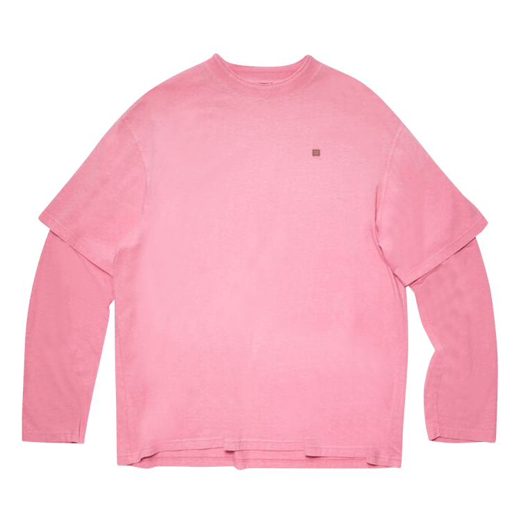Acne Studios Layered Long-Sleeve T-Shirt 'Bubblegum Pink'