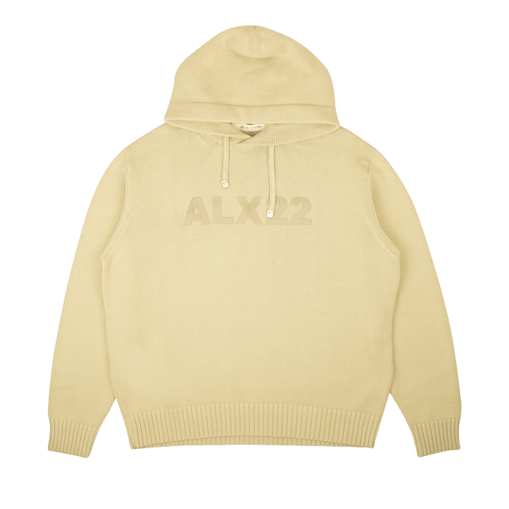 1017 ALYX 9SM Treated Logo Knit Hoodie 'Beige'