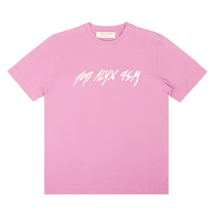 1017 ALYX 9SM Script Logo Short-Sleeve T-Shirt 'Pink'