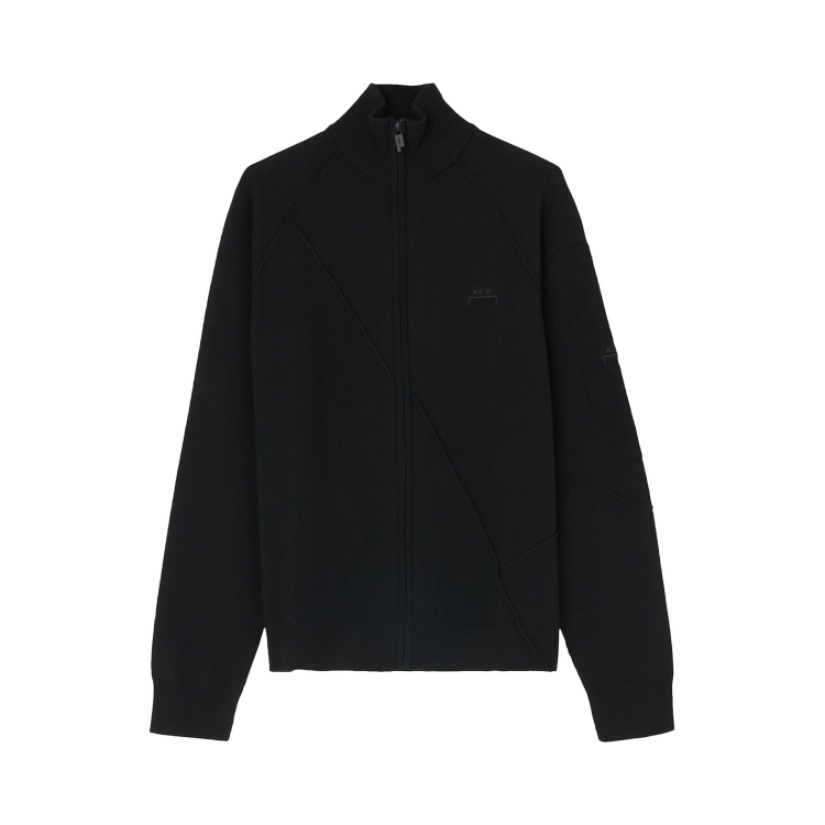 A-Cold-Wall* Merino Zip Up Knit Sweater 'Black'