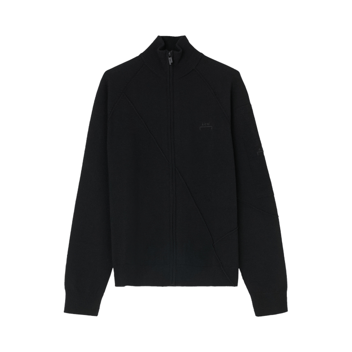 A-Cold-Wall* Merino Zip Up Knit Sweater 'Black'