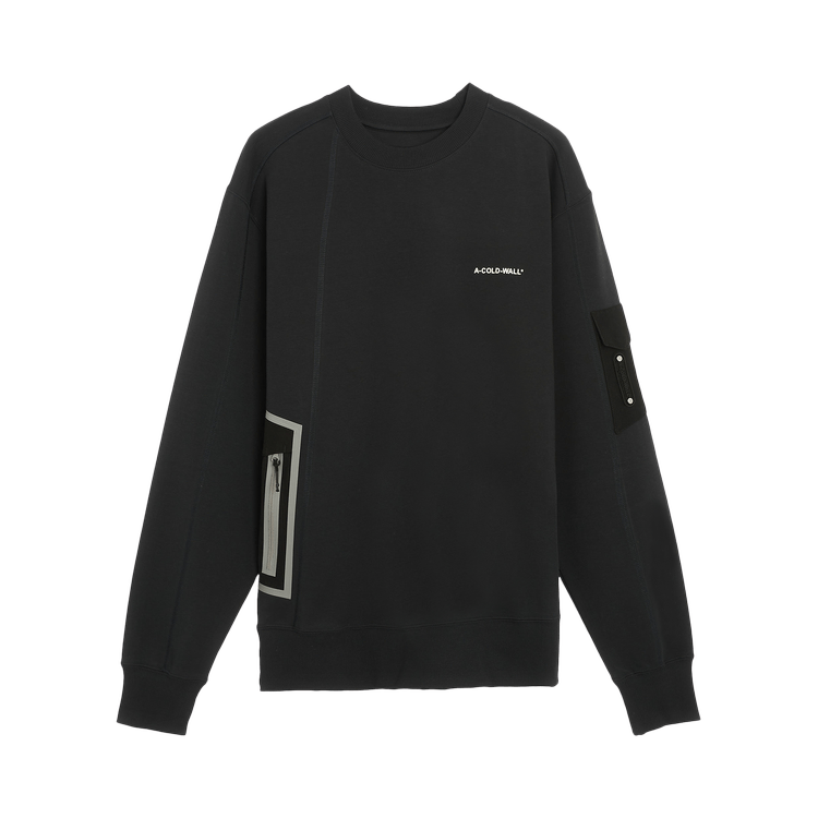 A-Cold-Wall* Polygon Technical Crewneck 'Black'