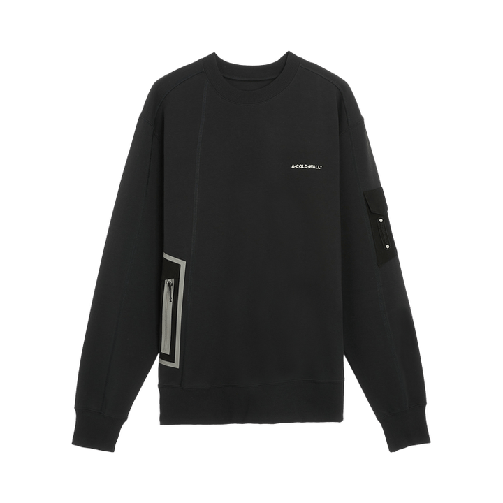 A-Cold-Wall* Polygon Technical Crewneck 'Black'