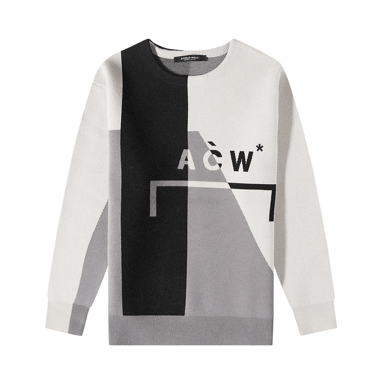 A-Cold-Wall* Geometric Knit Crewneck 'Bone'