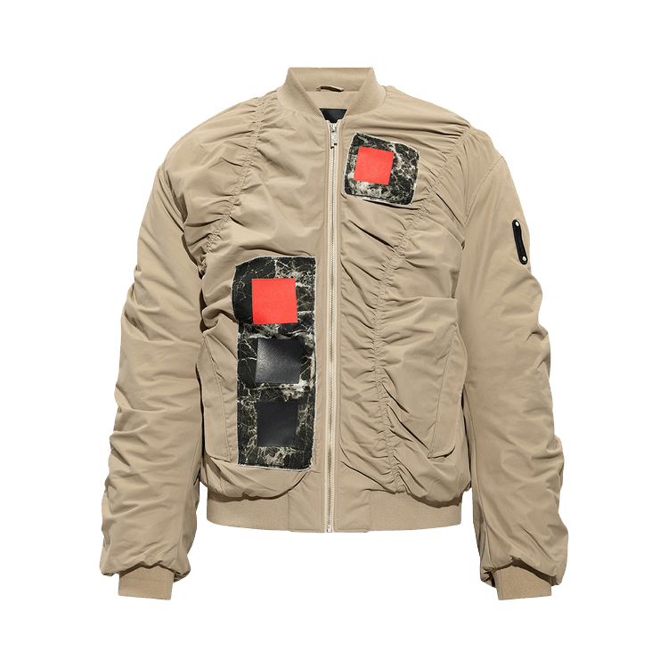 A-Cold-Wall* Cubist Ruched Bomber Jacket 'Dark Stone'