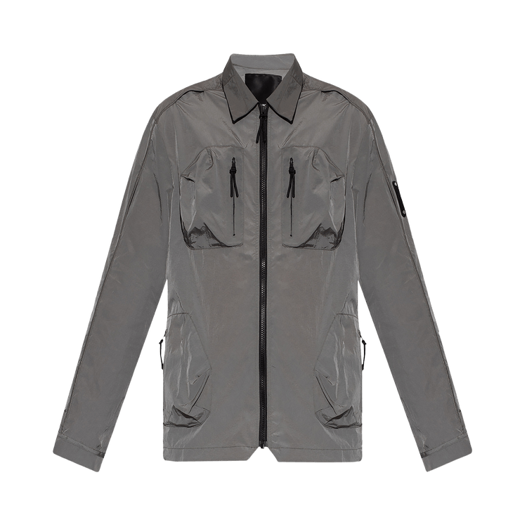 A-Cold-Wall* Branding Nylon Overshirt 'Mid Grey'