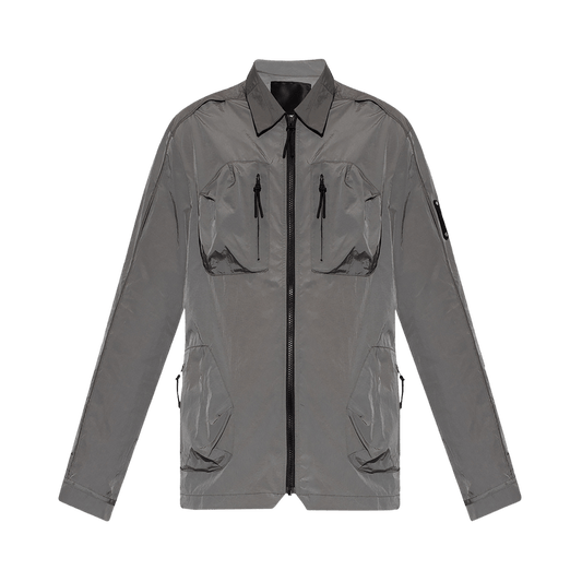 A-Cold-Wall* Branding Nylon Overshirt 'Mid Grey'