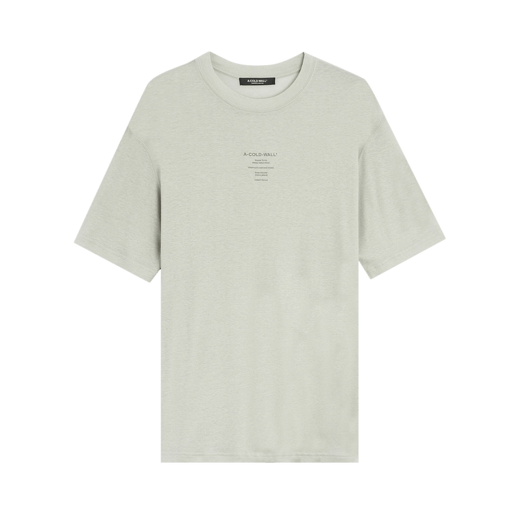 A-Cold-Wall* Artisan T-Shirt 'Light Grey'