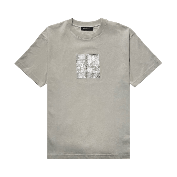 A-Cold-Wall* Foil Grid Short-Sleeve T-Shirt 'Bone'