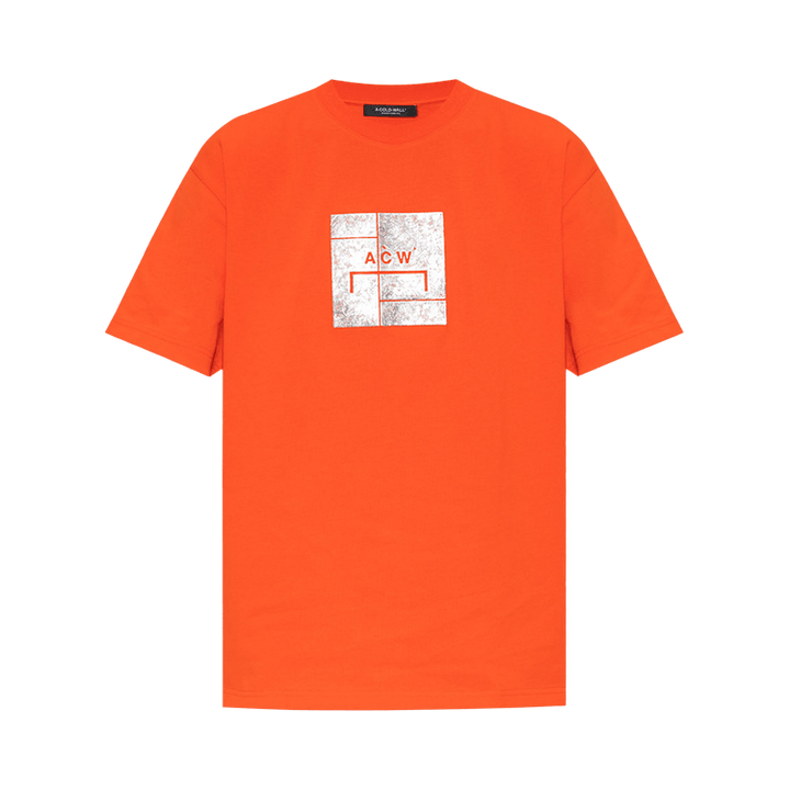 A-Cold-Wall* Foil Grid Short-Sleeve T-Shirt 'Volt Red'