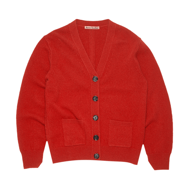 Acne Studios Wool Cashmere Cardigan 'Cardinal Red'