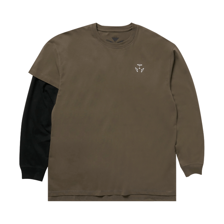 Acronym Organic Long-Sleeve T-Shirt 'Green/Black'