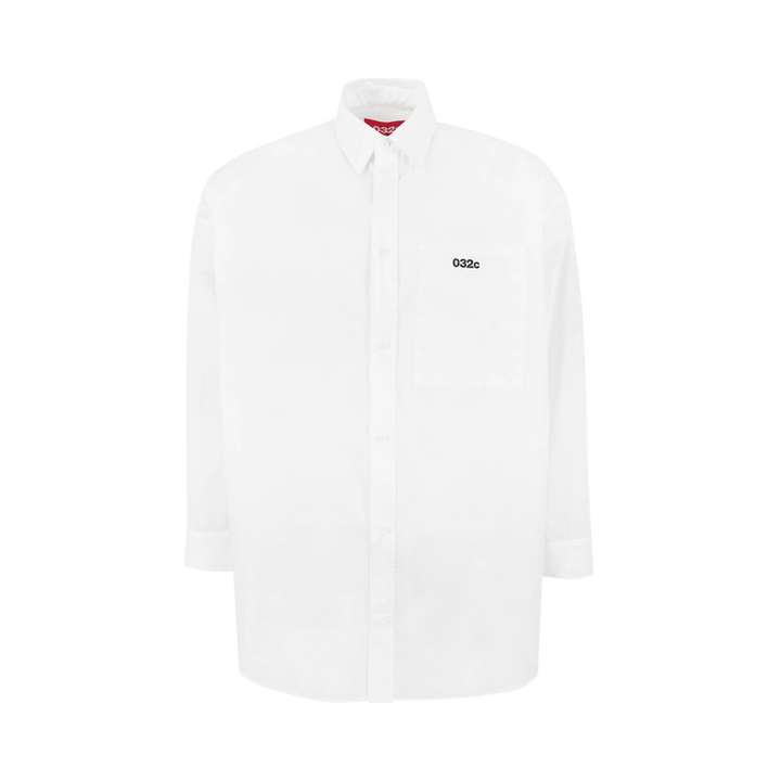 032C Half Moon Wide Shoulder Shirt 'White'