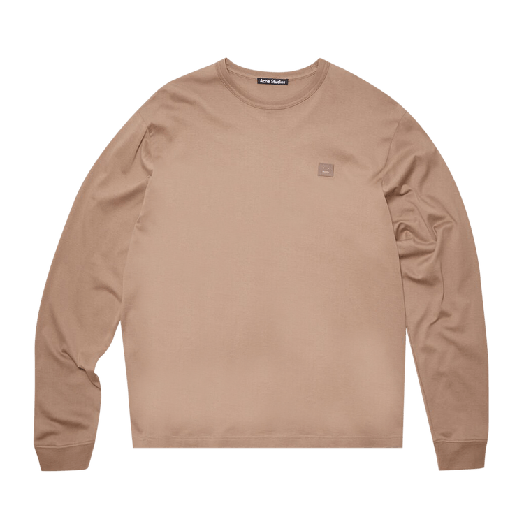 Acne Studios Classic Long-Sleeve Logo T-Shirt 'Cardinal Brown'