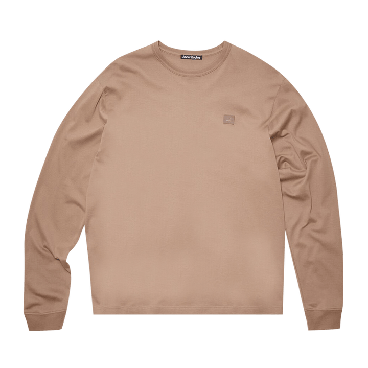 Acne Studios Classic Long-Sleeve Logo T-Shirt 'Cardinal Brown'