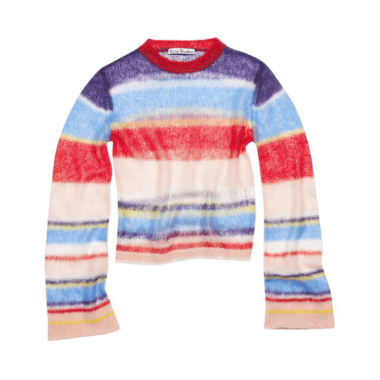 Acne Studios Mohair Stripe Jumper 'Blue/Multicolor'
