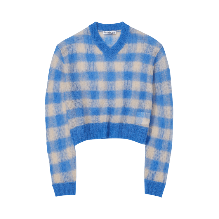 Acne Studios Gingham Jumper 'Blue/Light Beige'