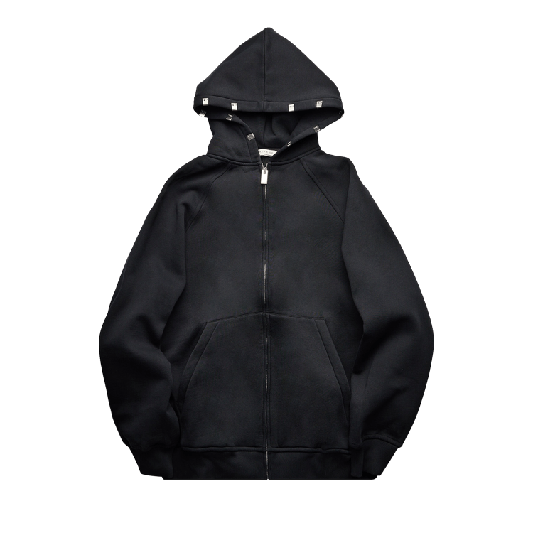 1017 ALYX 9SM Lightercap Hooded Zip Sweatshirt 'Black'