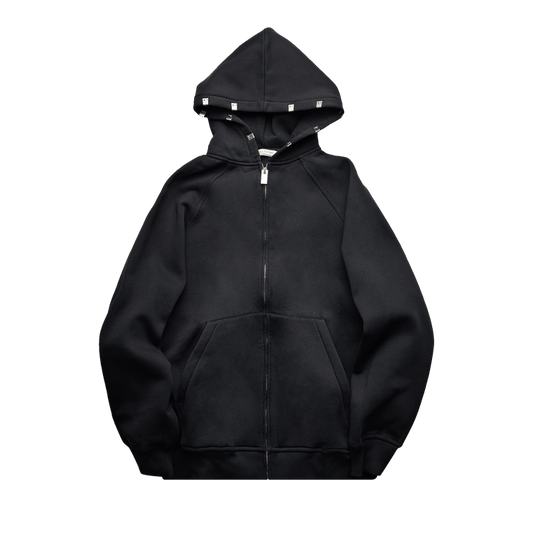 1017 ALYX 9SM Lightercap Hooded Zip Sweatshirt 'Black'