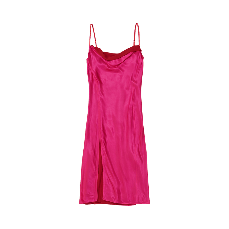 Acne Studios Satin Slip Dress 'Fuscia Pink'