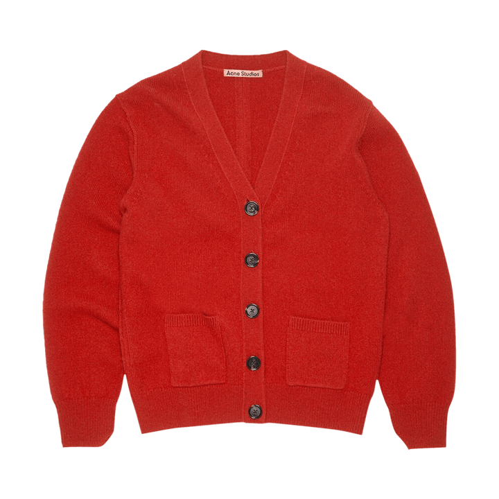 Acne Studios Wool Cashmere Cardigan 'Red'