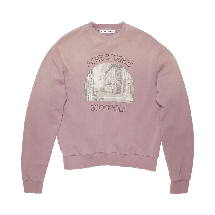 Acne Studios Printed Sweater 'Dusty Purple'