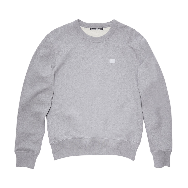 Acne Studios Face Motif Sweatshirts 'Light Grey Melange'