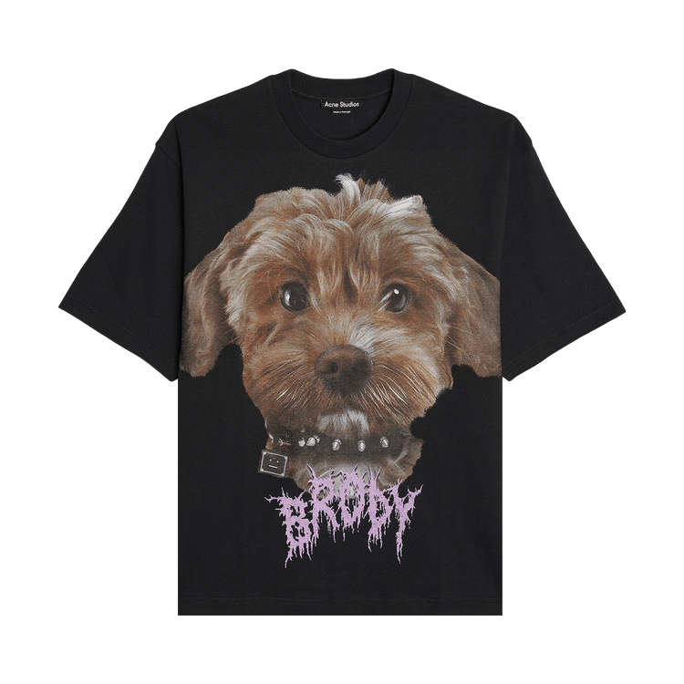 Acne Studios Crewneck T-Shirt 'Faded Black'