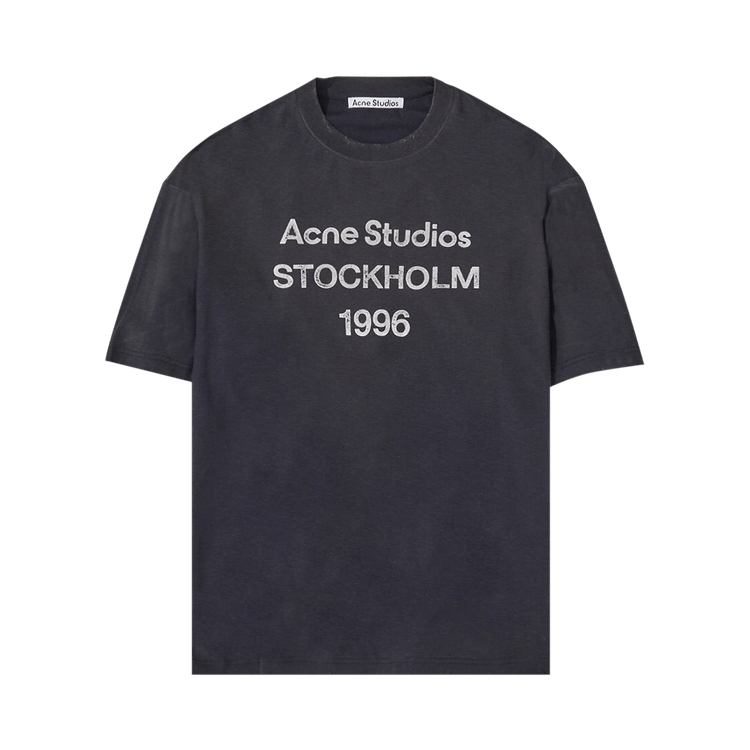 Acne Studios Logo T-Shirt 'Faded Black'