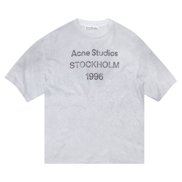 Acne Studios Logo T-Shirt 'Grey Melange'