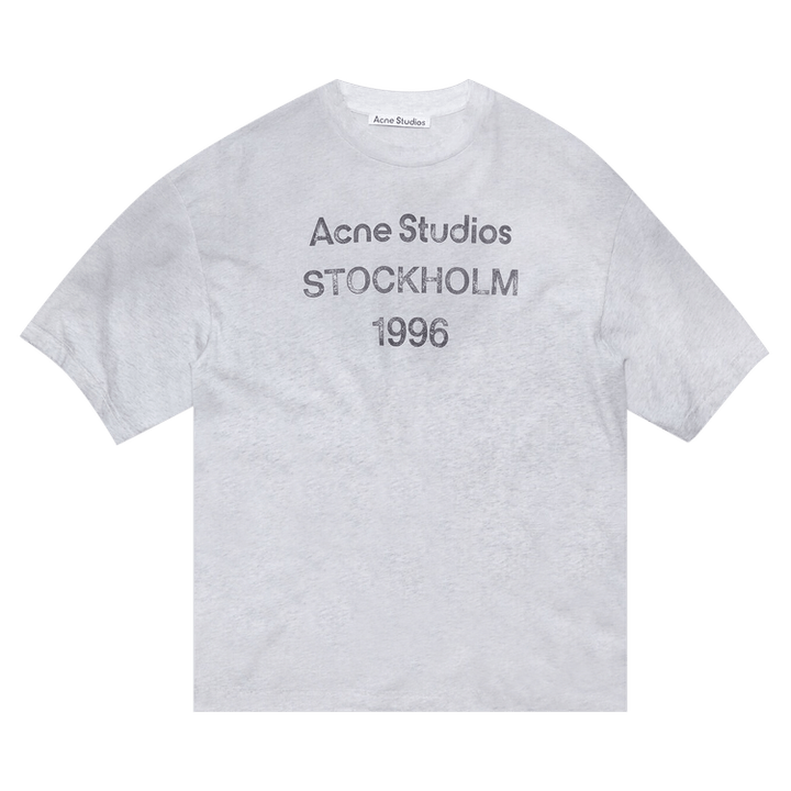 Acne Studios Logo T-Shirt 'Grey Melange'