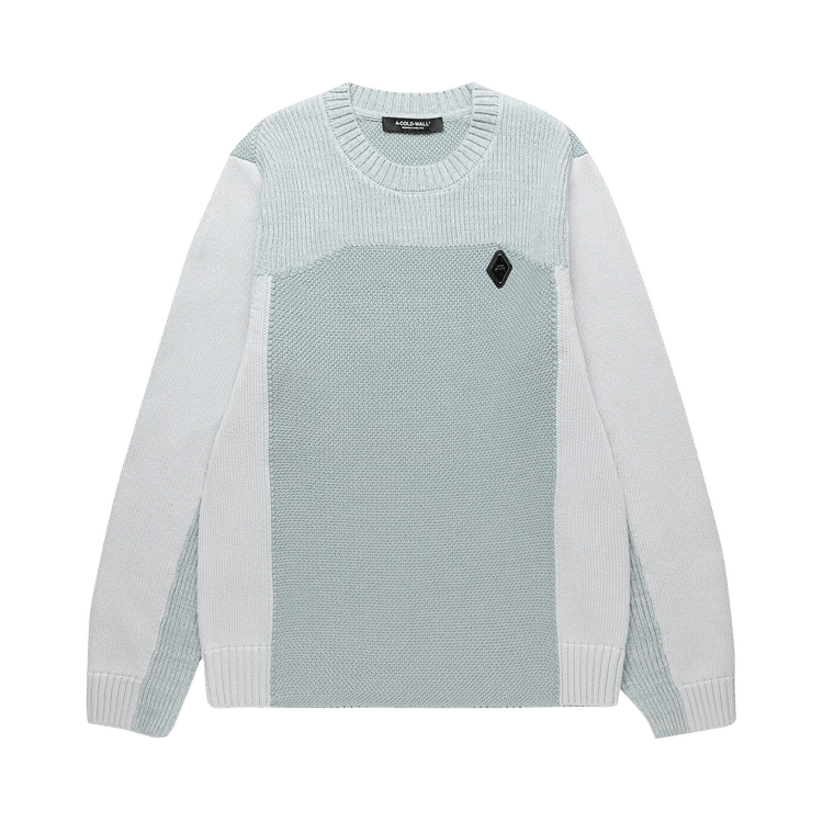 A-Cold-Wall* Contrast Tech Knit Crewneck 'Iceberg Blue'