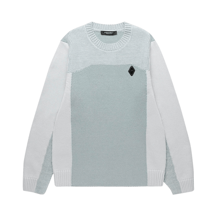 A-Cold-Wall* Contrast Tech Knit Crewneck 'Iceberg Blue'